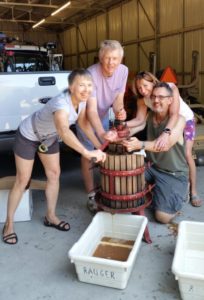 Pressing Apples with Friends